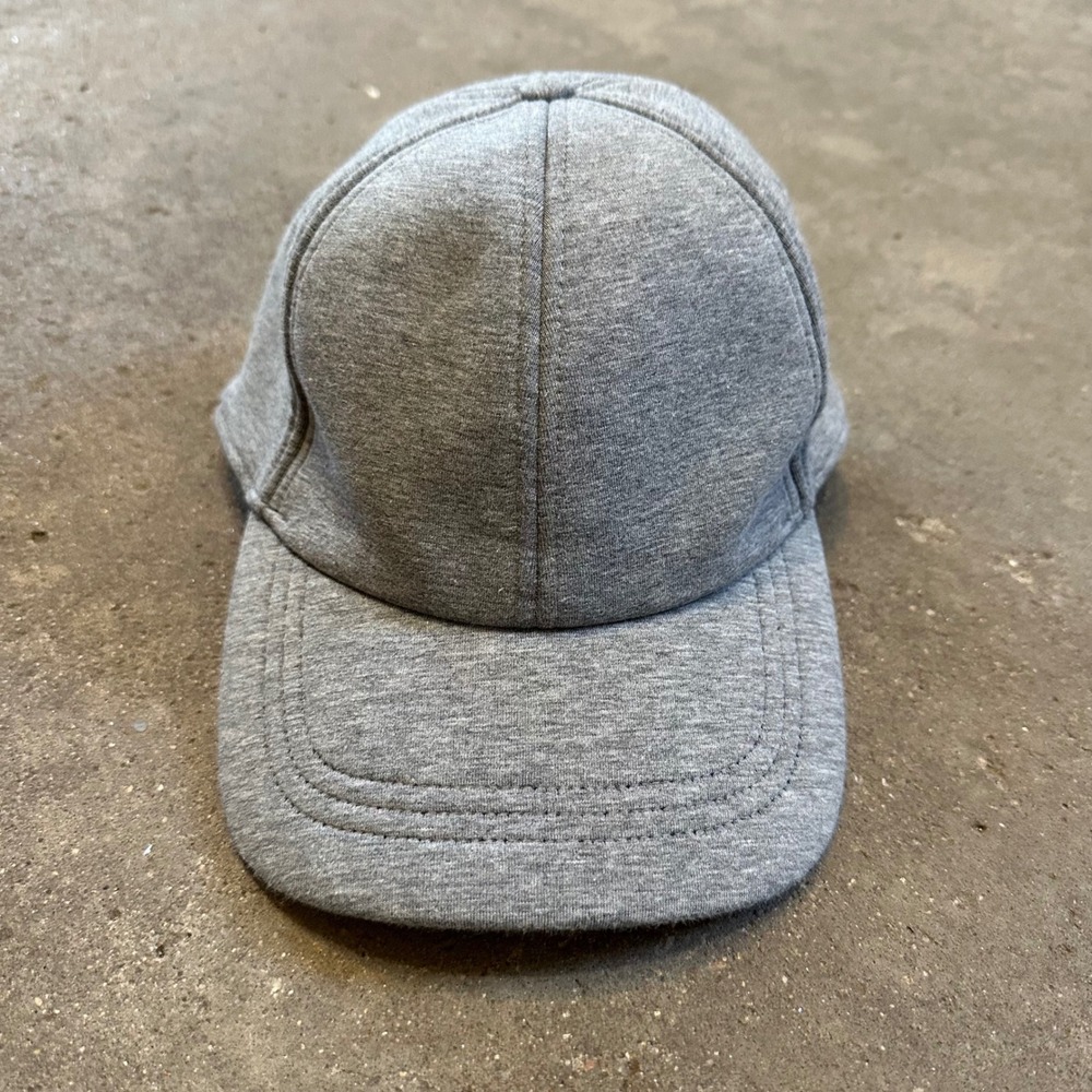 Lululemon Baller Baseball Cap Unisex OS Grey Heathered Adjustable Hat Wicking